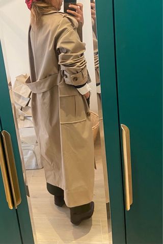 Gabardina Beige/Marrón