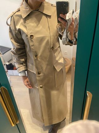 Gabardina Beige/Marrón