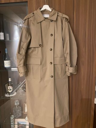 Gabardina Beige/Marrón
