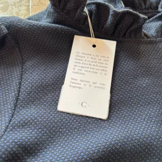 Atelier Camille Top Azul Marino Talla S