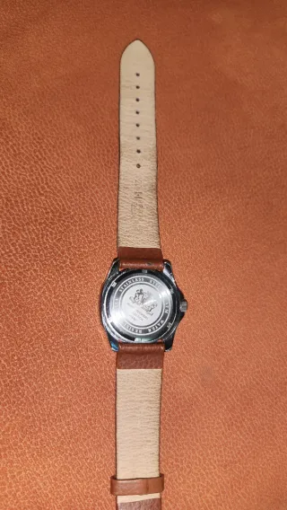 Reloj Quartz Marrón y Plateado