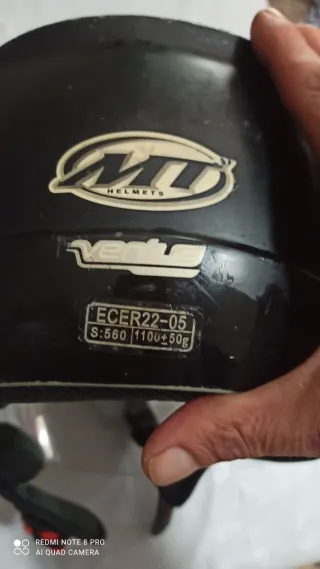 Casco de moto MT Helmets negro