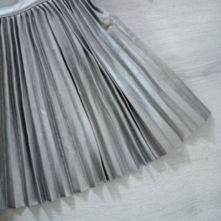 Falda Zara tablas metalizada T. 13/14