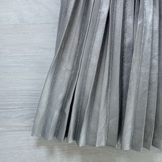 Falda Zara tablas metalizada T. 13/14