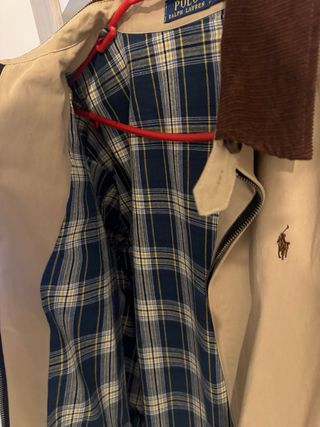 Chaqueta Harrington Polo Ralph Lauren Beige M