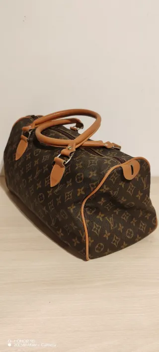 Bolso Louis Vuitton Speedy Marrón Beige.