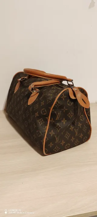 Bolso Louis Vuitton Speedy Marrón Beige.