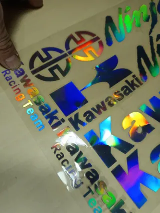 Pegatinas Holográficas Kawasaki Ninja