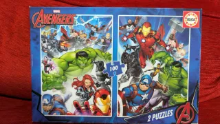 2 Puzzles Vengadores 100 piezas Educa