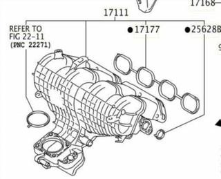 COLECTOR ADMISION TOYOTA PRIUS+