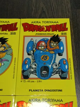 Dragón ball tomos amarillos del 14 al 20 manga