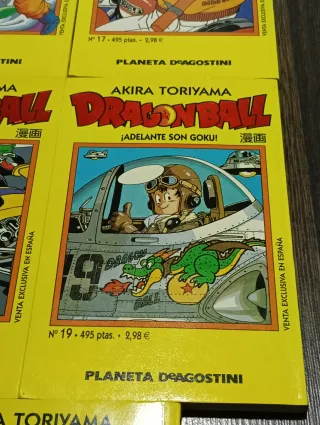 Dragón ball tomos amarillos del 14 al 20 manga