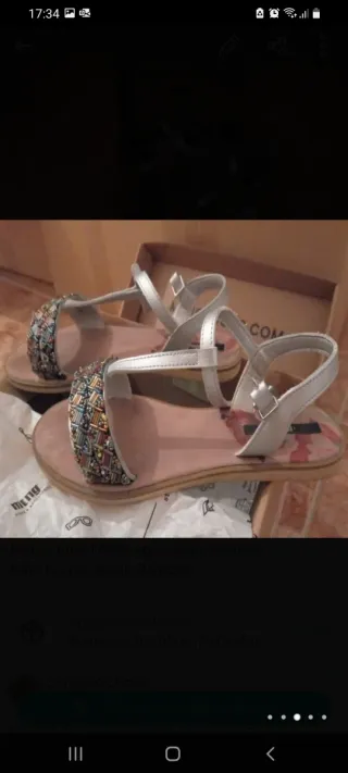 SANDALIAS Marca MUSTANG. TALLA 38. COMO NUEVAS !!!