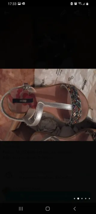 SANDALIAS Marca MUSTANG. TALLA 38. COMO NUEVAS !!!