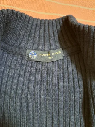 Maglione bambino blu con zip