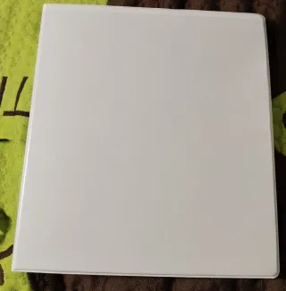 Archivadores blancos grandes 4 anillas en forma D