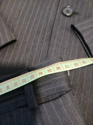 Traje de hombre gris