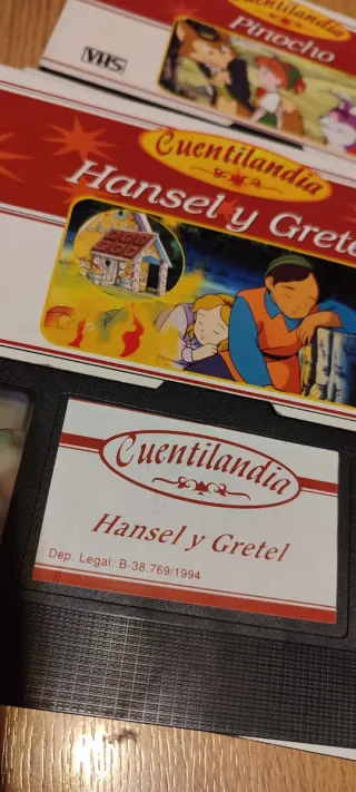 Lote 4 Cintas VHS Cuentilandia (Español)