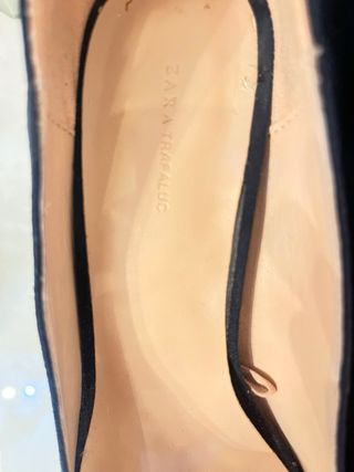 Tacones Zara Azul Marino