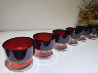 6 Copas de champán o postre vintage marca Luminarc