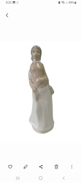 Figuras de porcelana, regalo Navidad