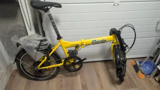 Bicicleta Moma Ricola Amarilla Plegable