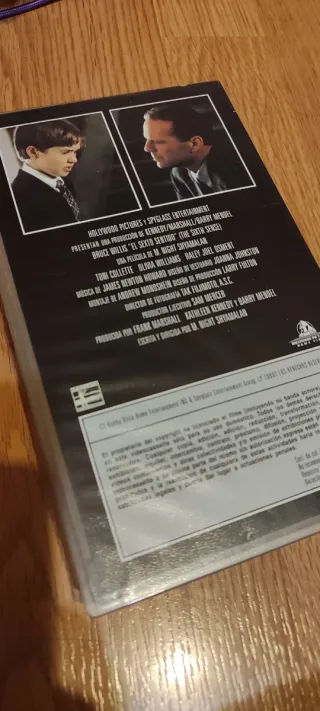 El Sexto Sentido VHS Bruce Willis