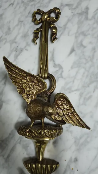 Lámpara de pared de bronce estilo clásico