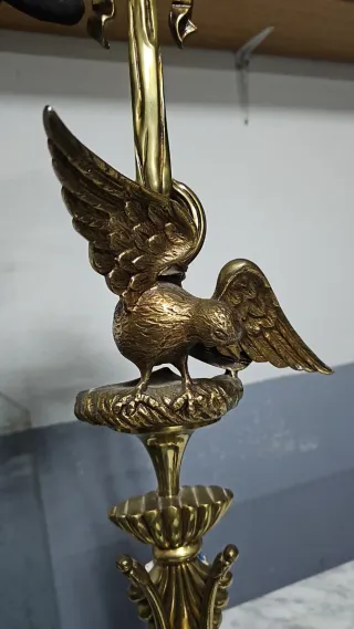 Lámpara de pared de bronce estilo clásico