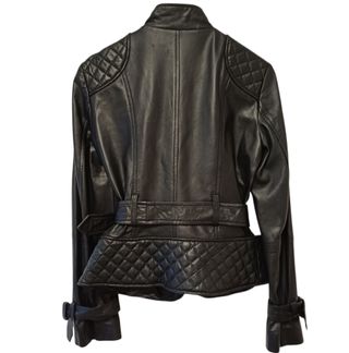Chaqueta Zara Cuero Negra