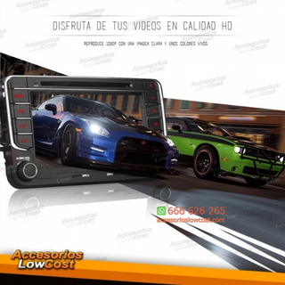 RADIO GPS 7" HD TÁCTIL ESPECÍFICO SEAT