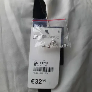 Vestido Fiesta Blanco Talla XS