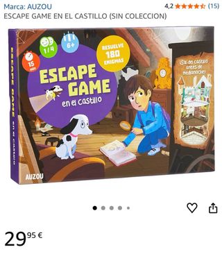 Juego de mesa Escape Game en el castillo