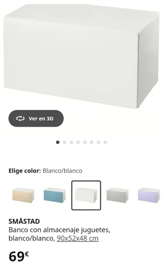 Banco Cajón Almacenamiento Smastad Ikea