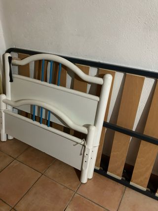 Cama infantil 80cm blanca