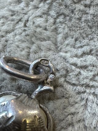 Pendente Prata Morango