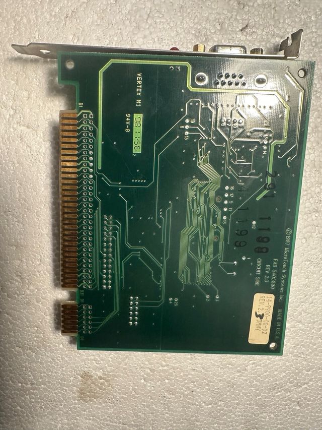 Cartão micro touch FAB 5405800 rev 2.3