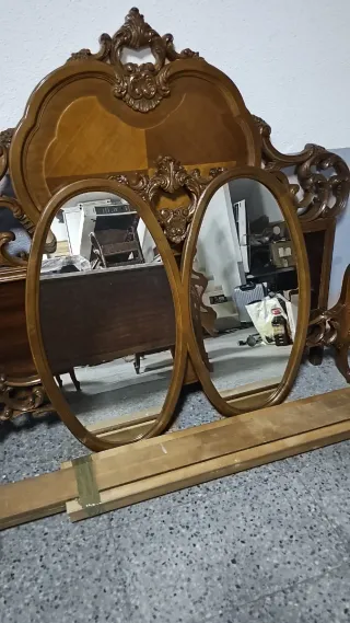 Dormitorio Vintage Madera y Mármol