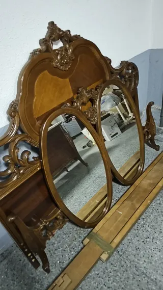 Dormitorio Vintage Madera y Mármol
