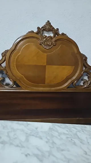 Dormitorio Vintage Madera y Mármol