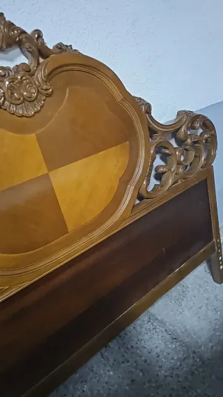 Dormitorio Vintage Madera y Mármol