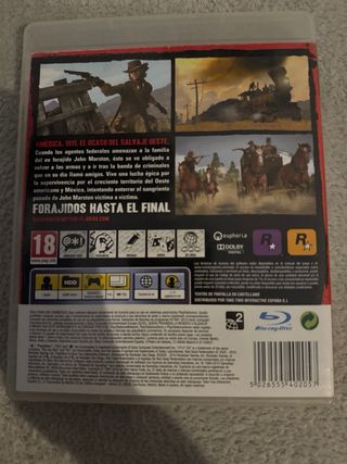 Red Dead Redemption PS3 PAL España Completo