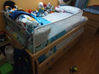 Cama nido con cajones