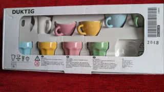 Tazas de juguete DUKTIG IKEA cerámica