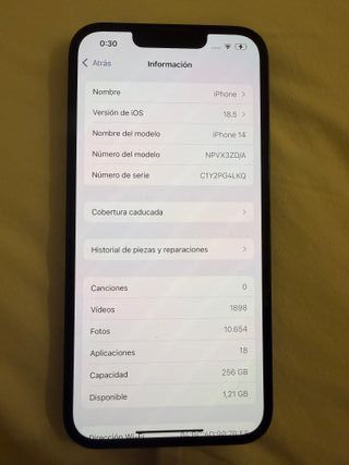 iPhone 14 256GB Negro