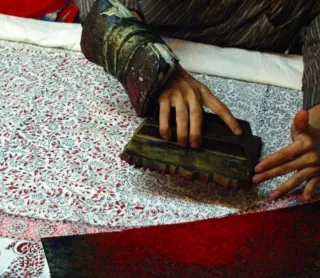 Stampo tessuto artigianato Persiano collezionismo