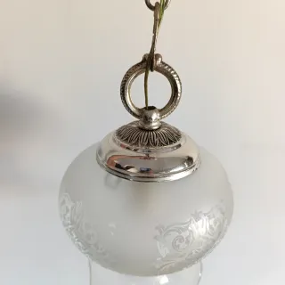 Lámpara vintage cristal