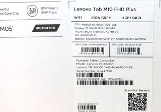 LENOVO TAB M10 FHD+  ( 64GB /4GB ) TABLET + REGALO