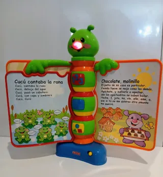 Libro Oruga Interactivo Fisher Price Canciones