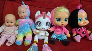Lote Bebés Llorones, Bladitos y Unicornio.
